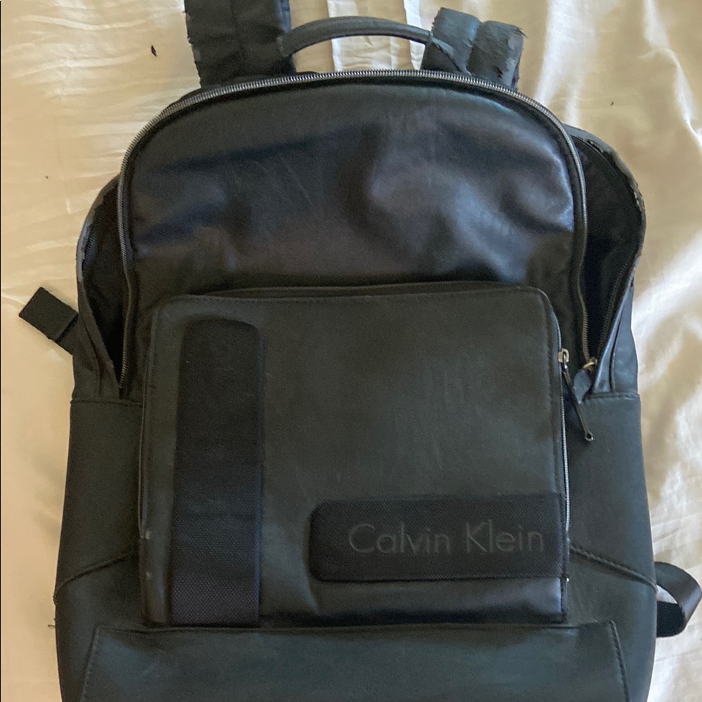 Calvin Klein Black Minimalist Backpack
